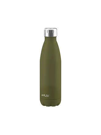FLSK | Isolierflasche - Thermosflasche 0,5l Edelstahl Olive | 